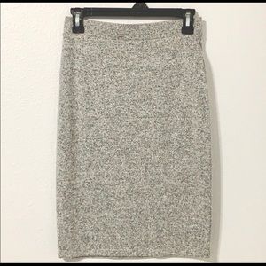 Fuzzy Pencil Skirt